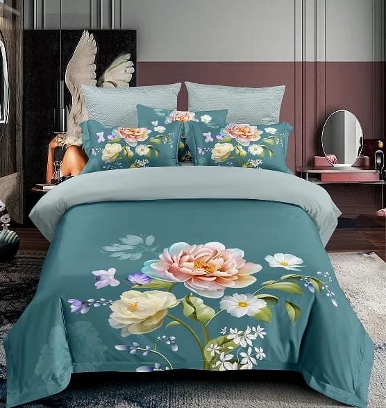 Komplet Pościel 3D 3CZ 200/220 Kwiatowy