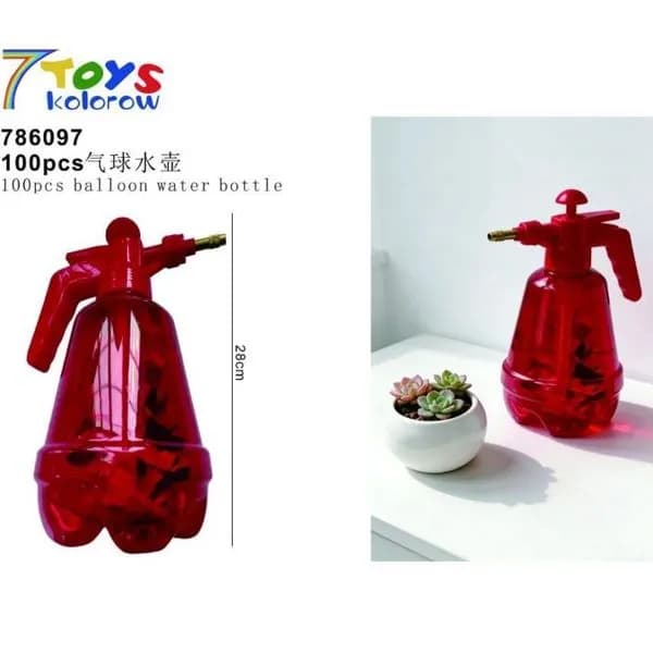Balony wodne 100 szt. butelka napełniacz 26 cm czerwona