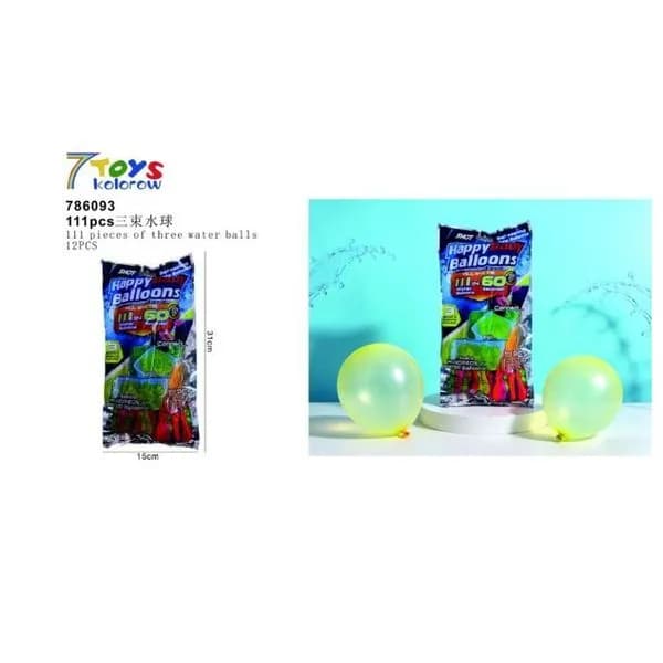 Balony Wodne Jumbo 11cm, 12 szt w opakowaniu