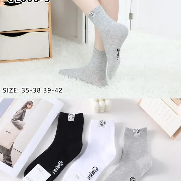 Skarpetki damskie SO&LI GL608-3 szare 35-38/39-42