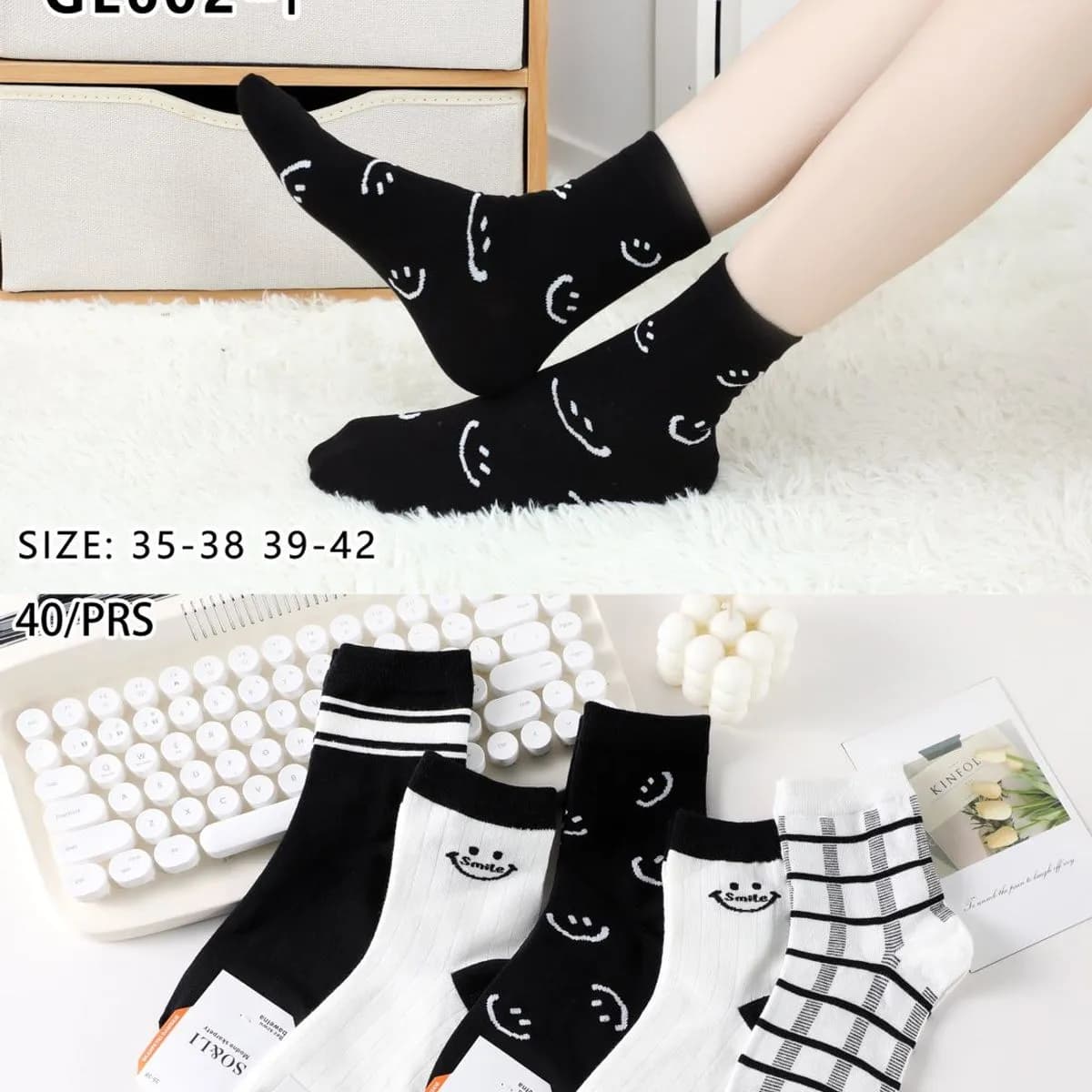 Skarpetki damskie SO&LI GL602-1 rozmiar 35-42