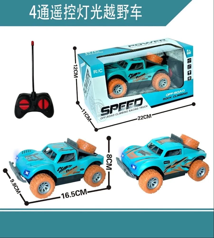 Sterowany Samochód R/C Off-Road 16,5cm z Światłami LED