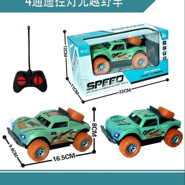 Sterowany Samochód Terenowy R/C Speed 16,5cm Zielony