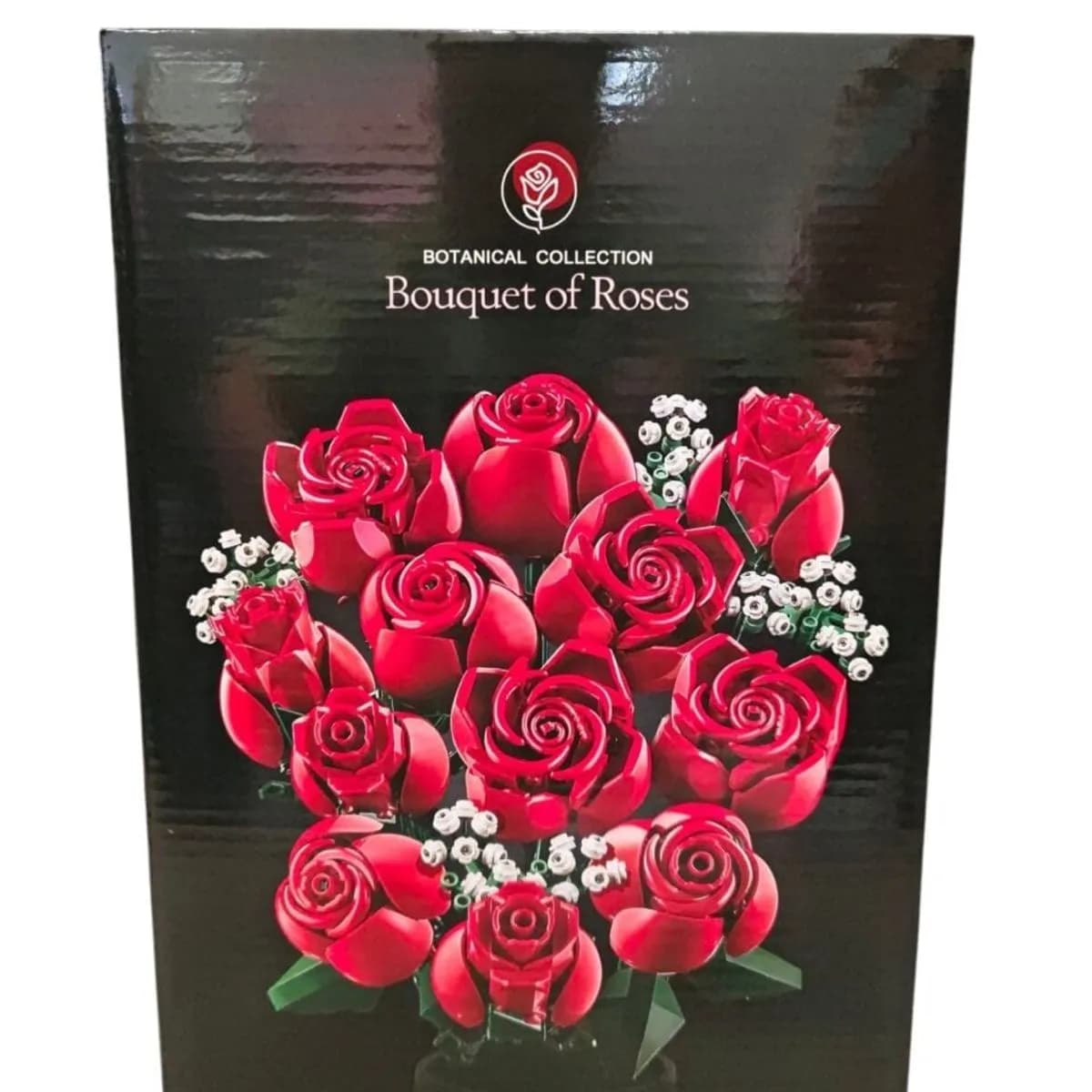 Klocki Kwiaty 822PCS Bukiet Czerwonych Róż Botanical Collection