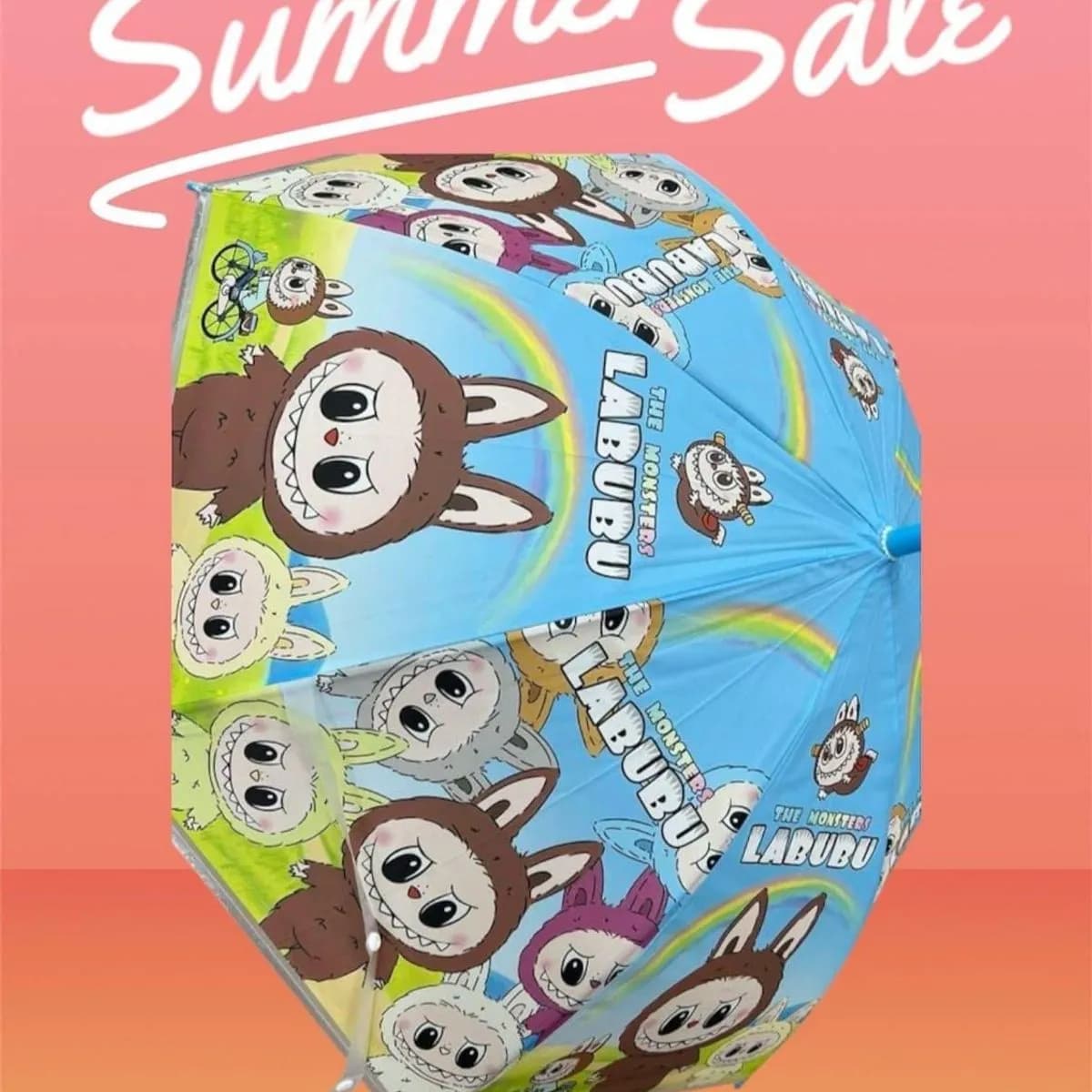 Parasolki Labubu dziecięce - Wzór The Monsters, Mix Kolorów