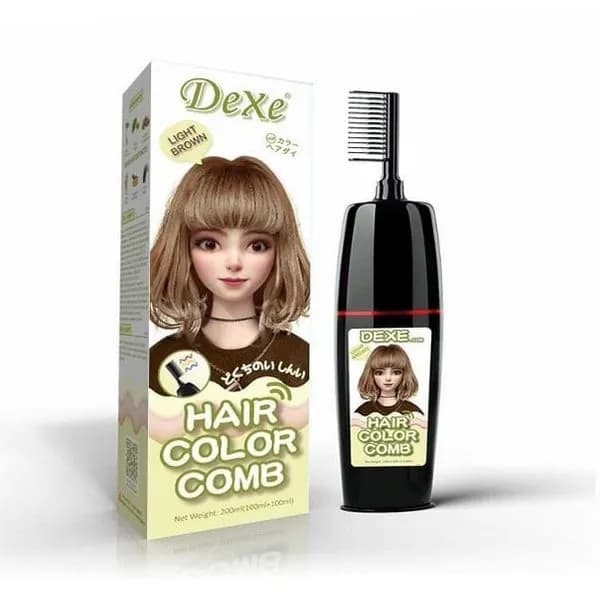 Grzebień do Farbowania włosów Dexe Natural Black 200 ml