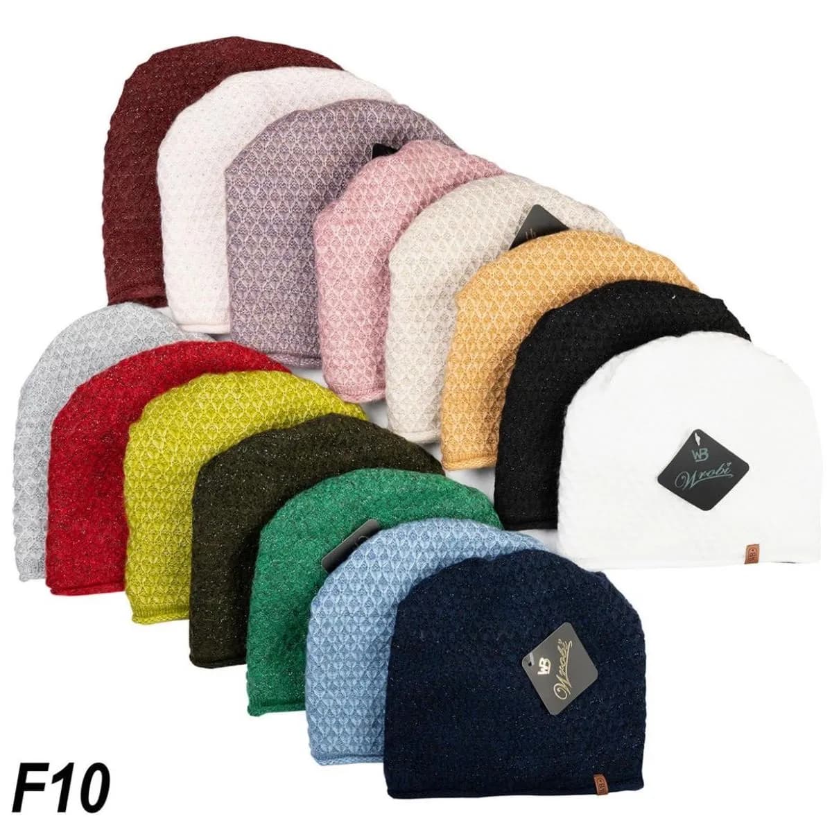 Czapki damskie dzianinowe różne kolory SKU 50925-120