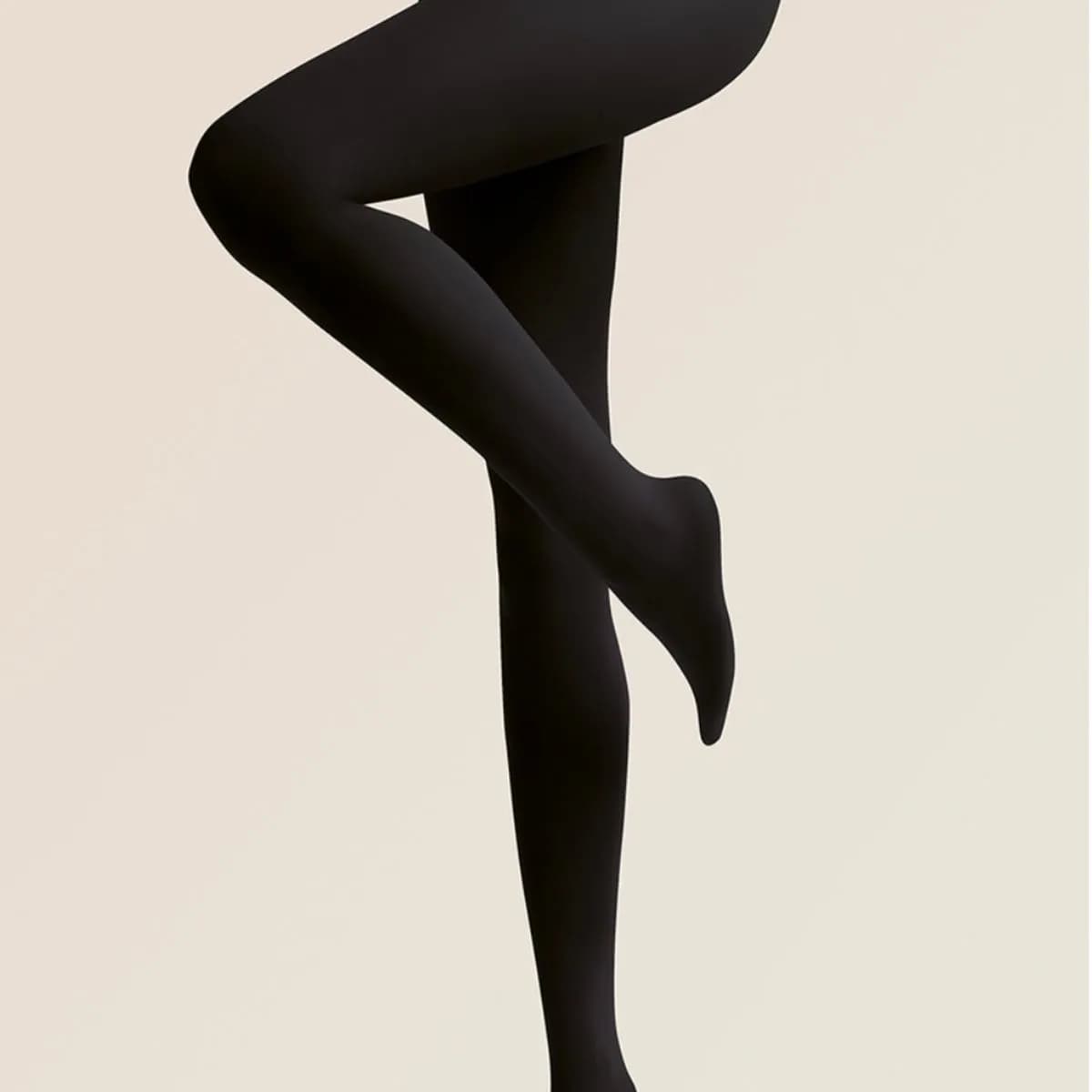 Rajstopy damskie czarne cienkie