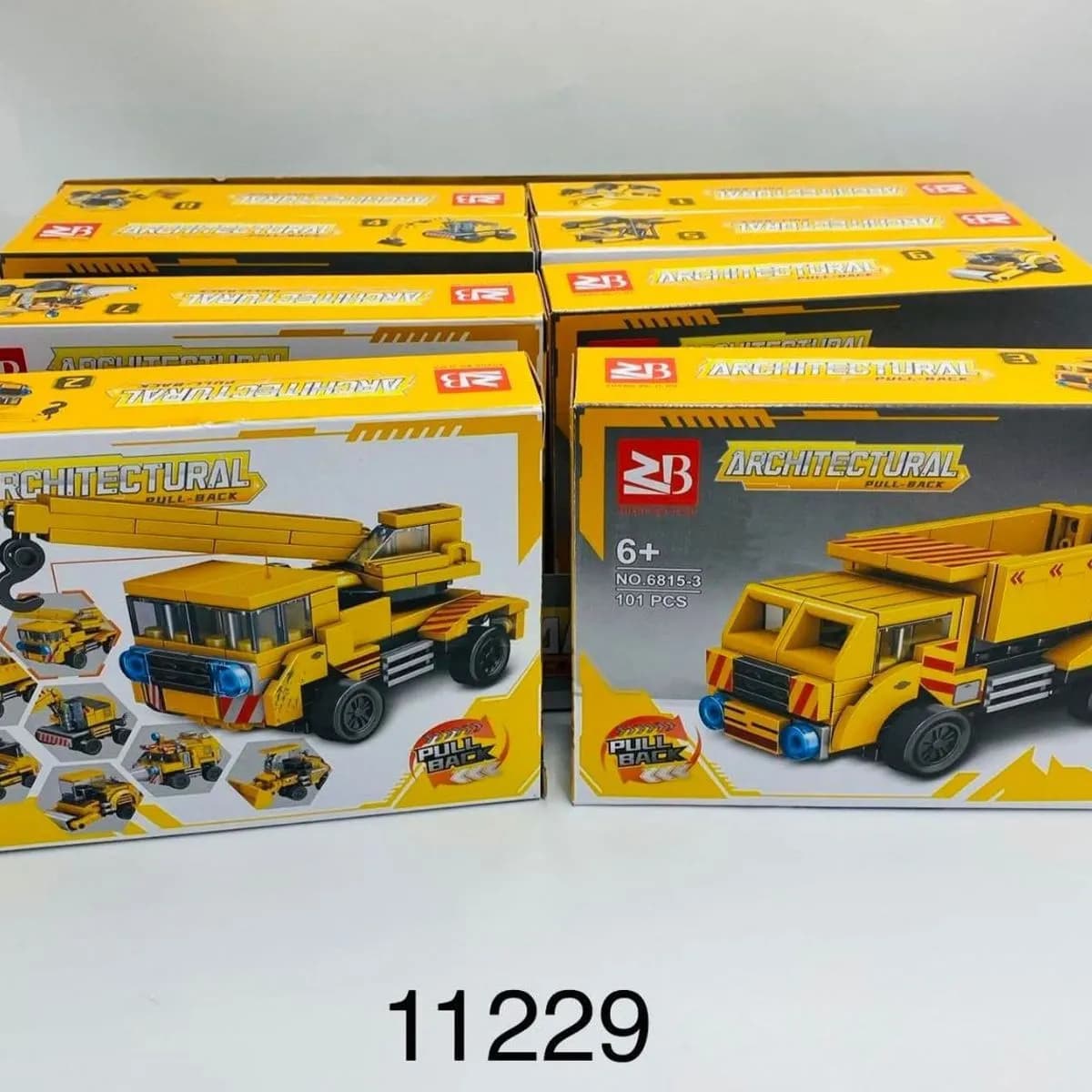 Zestaw klocków budowlanych ciężarówka 6+ 11229