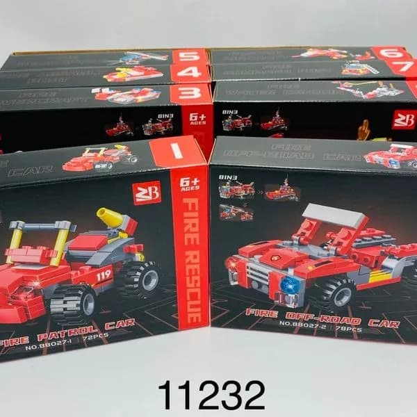 Zestaw klocków Fire Patrol Car Rescue 11232 6+