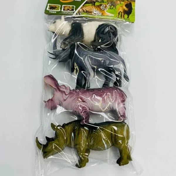 Zabawki Animal Farm Figurki Zwierząt Farmowych 4 szt