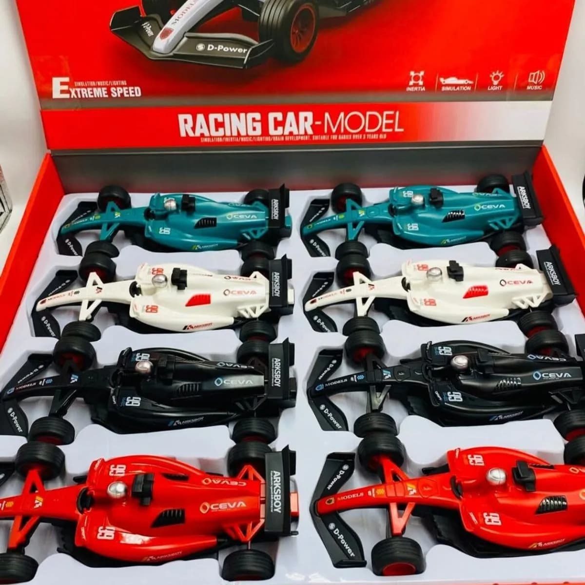 Zabawki Racing Car Model Music Light