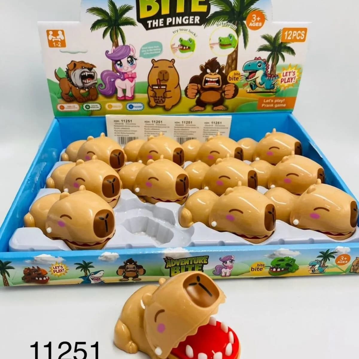 Zabawka Adventure Bite The Pinger, 12 szt/display