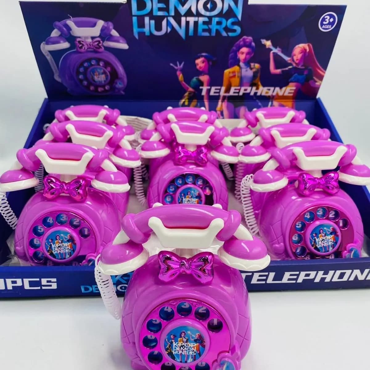 Zabawka telefon Demon Slayer Kpop fioletowy 24pc