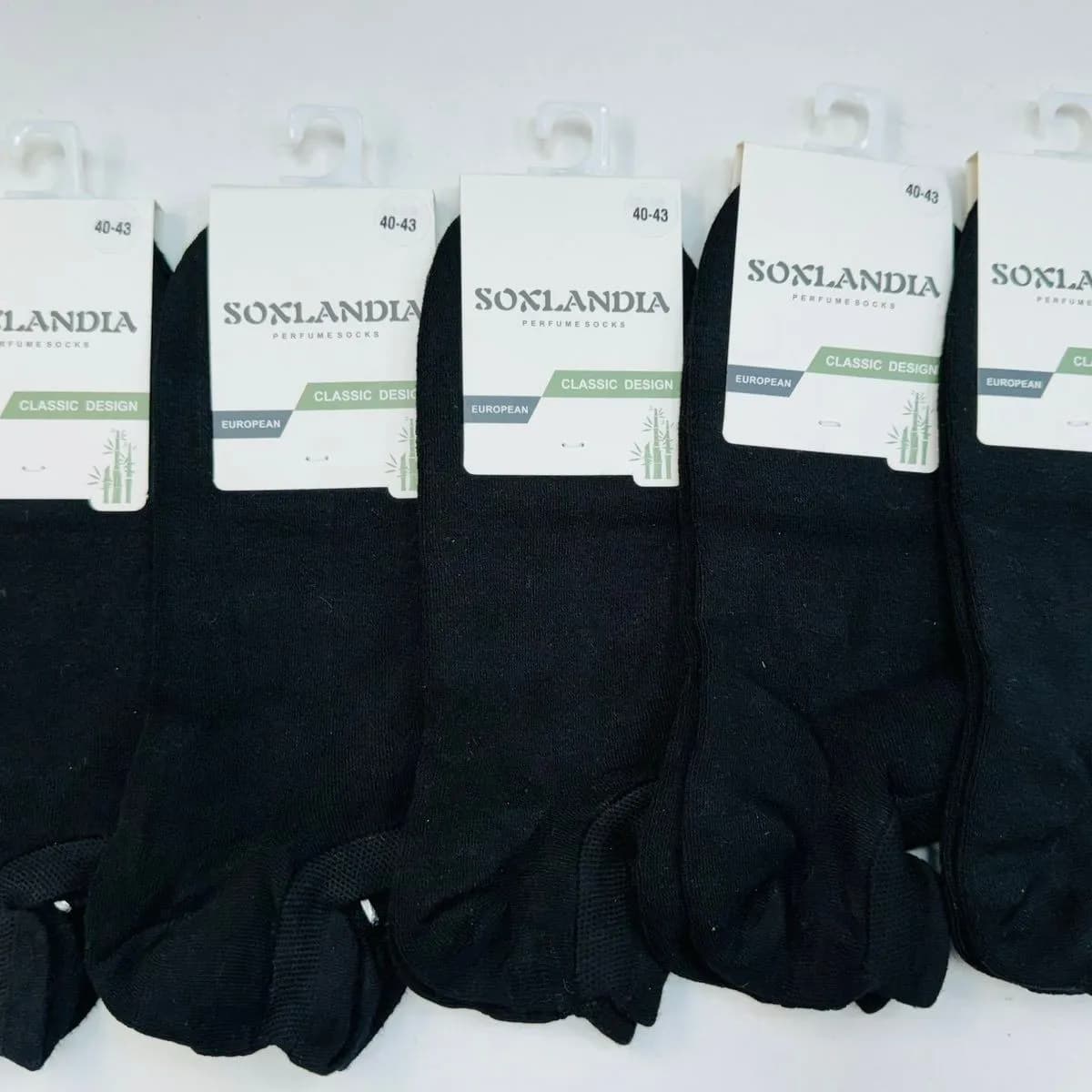 Skarpetki męskie Soxlandia Classic Design EU 40-46 czarne