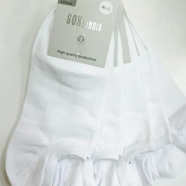 Skarpetki męskie SONLANDIA rozmiar 40-47 białe