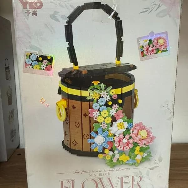 Zabawki Klocki Kwiaty