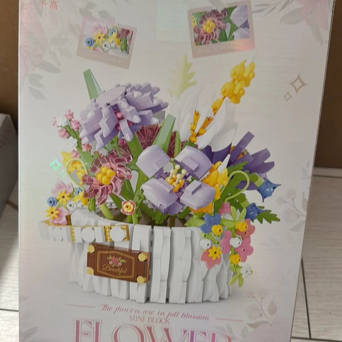 Zabawki Klocki Kwiaty