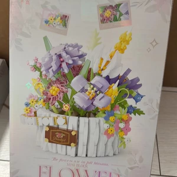 Zabawki Klocki Kwiaty