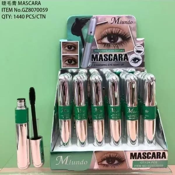 Tusz do rzęs M'lundo Mascara Waterproof Volume 100% Black