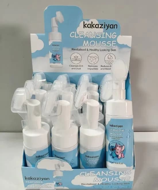 Purpurowa Pianka Oczyszczająca Stitch 120ml z Szczoteczką