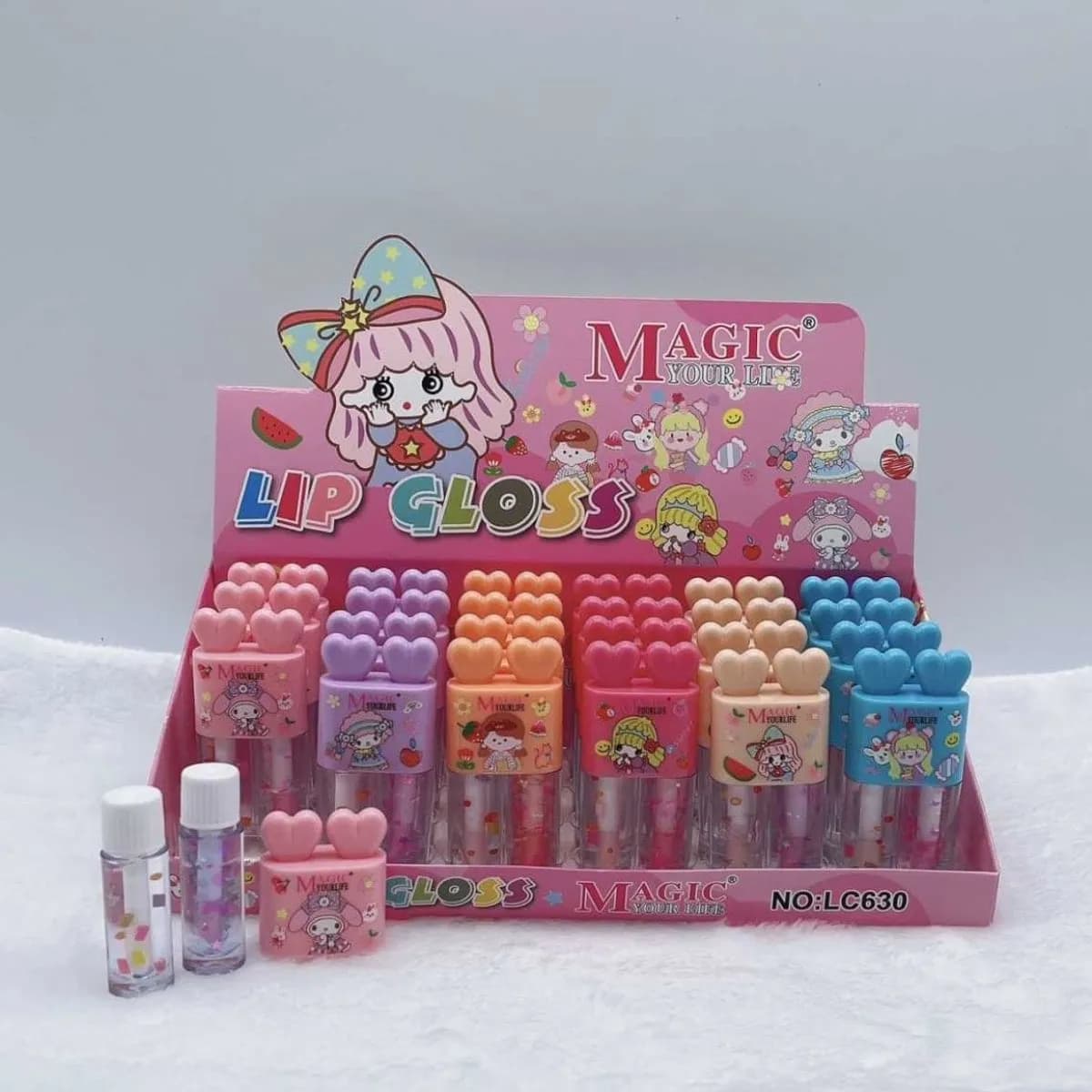 Błyszczyk do Ust z Postaciami