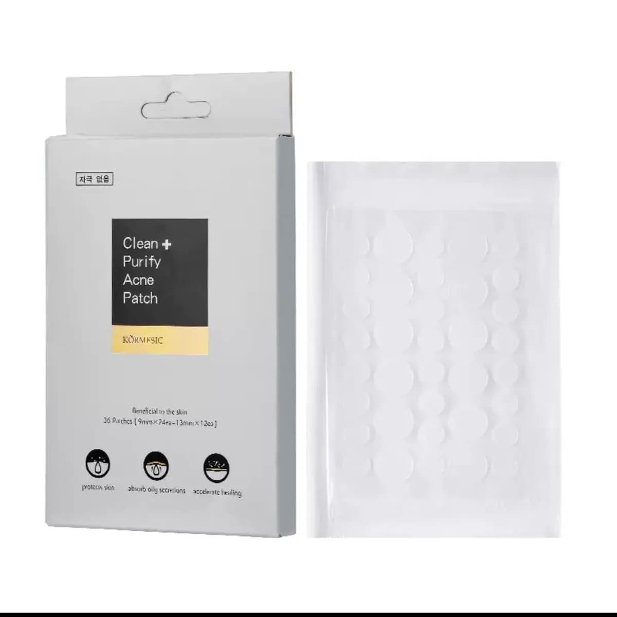 Plastry na trądzik Kormesic Clean + Purify 24 szt.