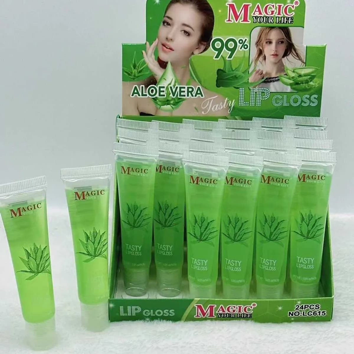 Błyszczyk do Ust Aloe Vera 99% Magic Your Life 24 szt.