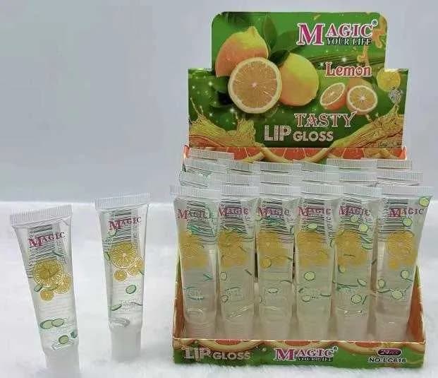 Błyszczyk do Ust Magic Your Life Lemon Tasty Lip Gloss 24 szt