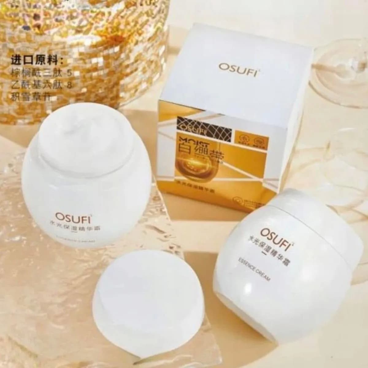 OSUFI Krem do twarzy BIAŁY 50g Essence Cream Nawilżający