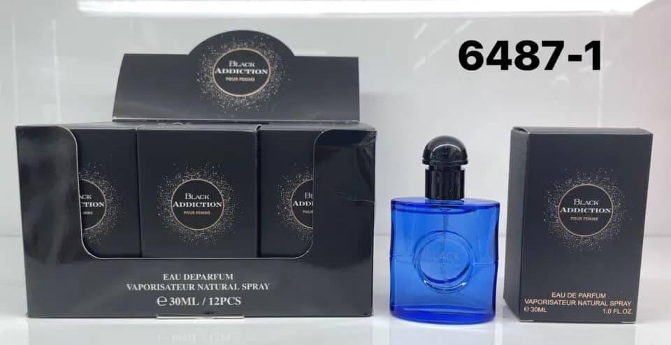Perfumy Black Addiction Pour Femme 30ml - Niebieski Flakon