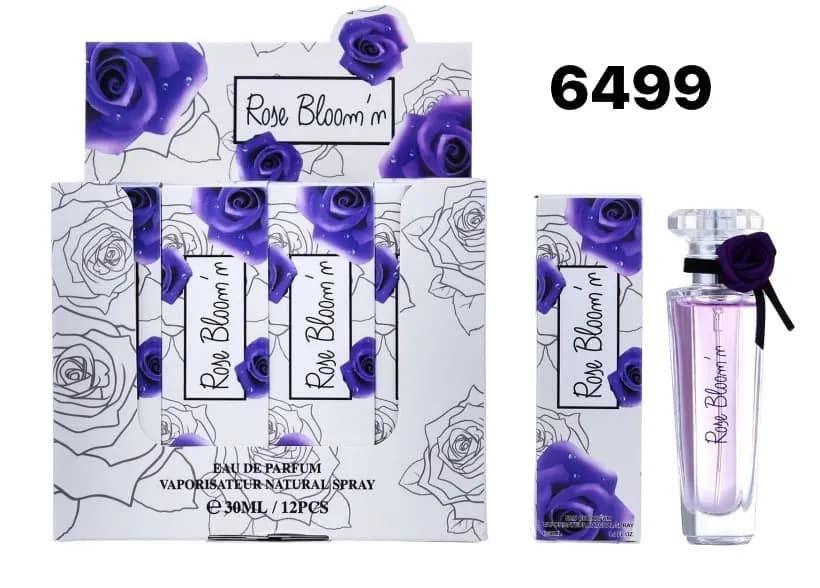 Perfumy damskie Rose Bloom'm 30ml EDP - fioletowa róża
