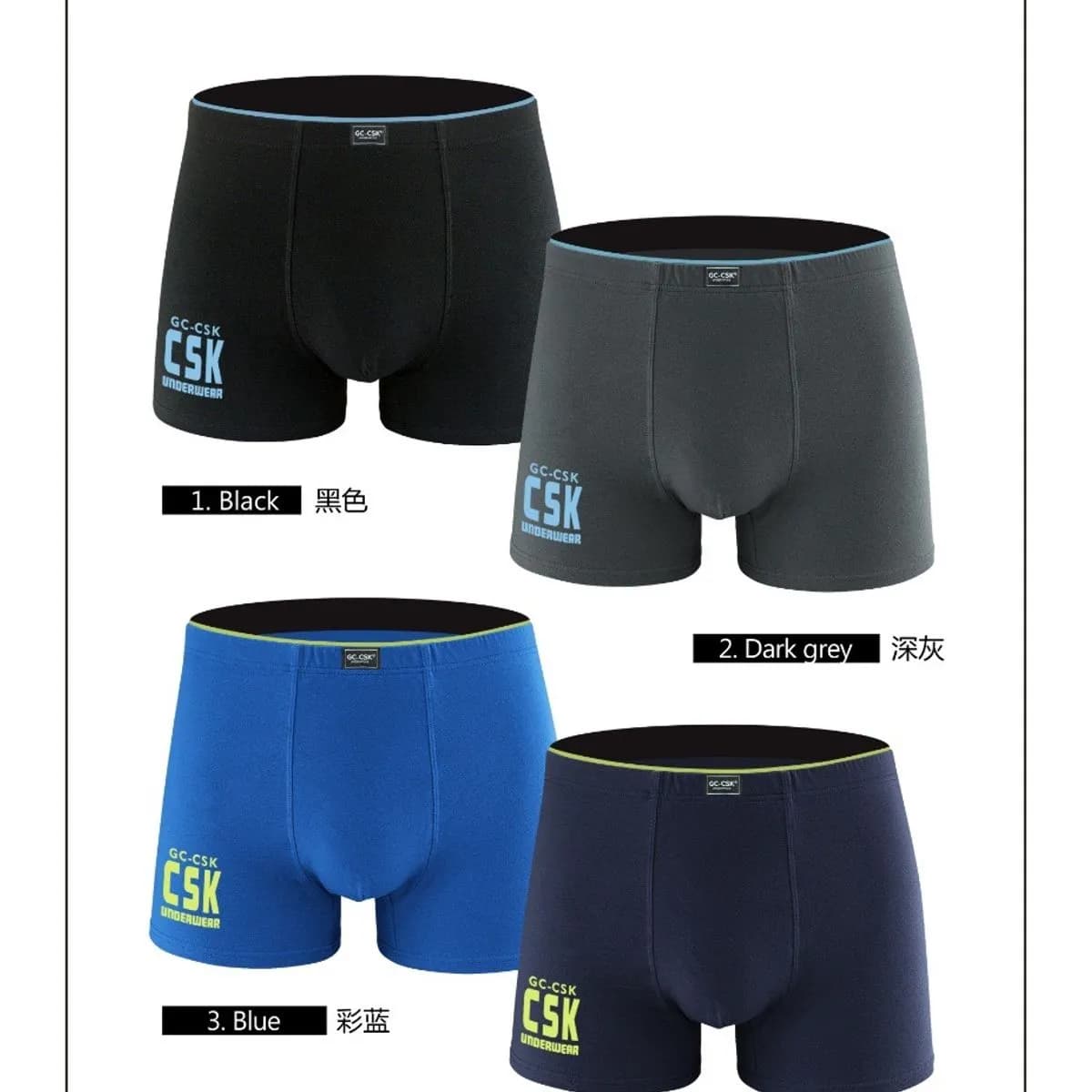 Bokserki męskie GC-CSK model YME-087, 4 kolory