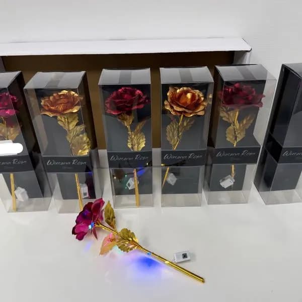 Pudełko Kwiaty LED