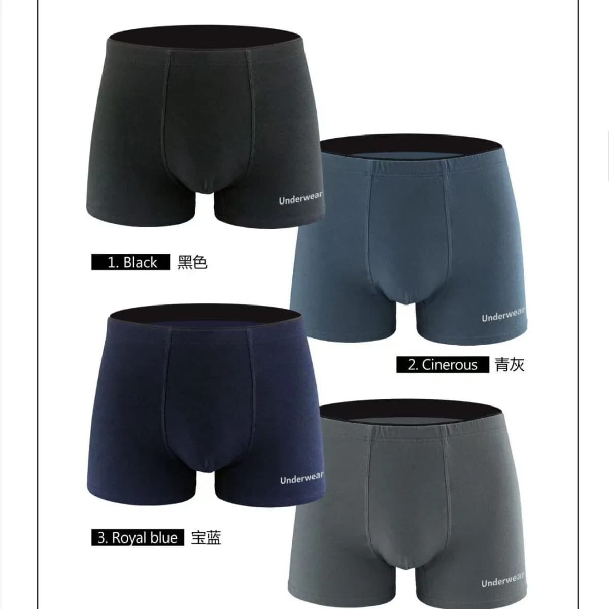 Bokserki męskie GC-CSK mix 4 kolory 12/24 szt