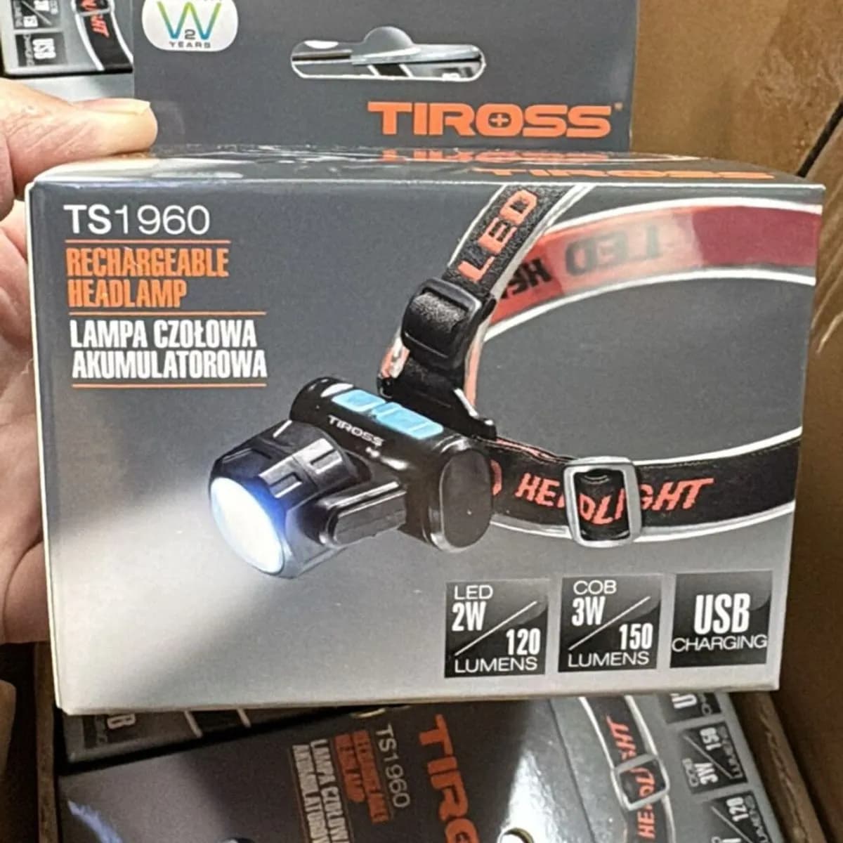 Lampa Czołowa na baterie 1xr6