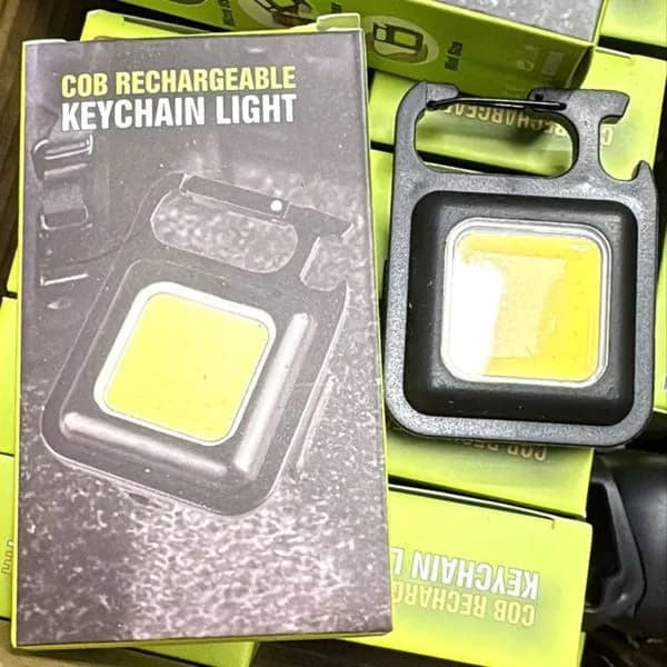 Latarka Brelokowa COB Ładowana USB