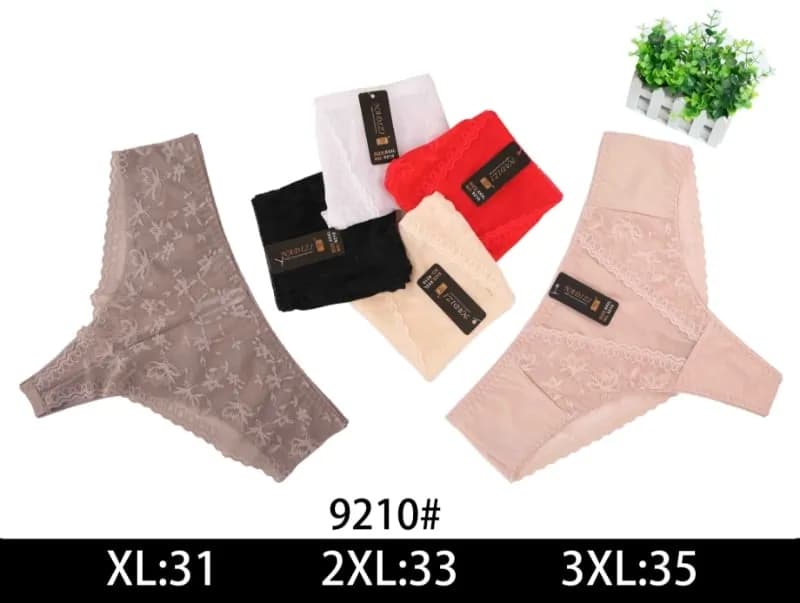 Majtki damskie stringi XL/31, 2XL/33, 3XL/35 9210#