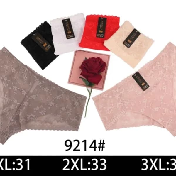 Majtki damskie stringi XL:31 2XL:33 3XL:35 9214#
