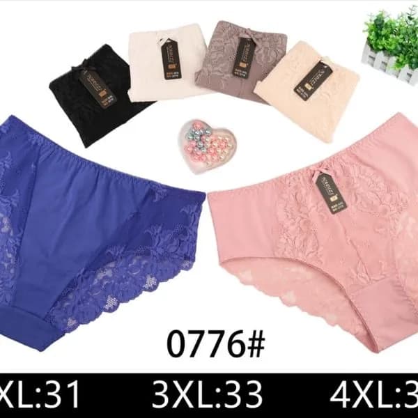 Majtki damskie koronkowe 0776# 2XL-4XL
