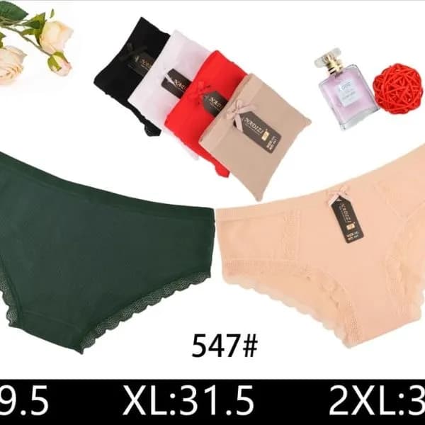 Majtki damskie bawełniane 5 szt. L:29.5 XL:31.5 2XL:33.5 547#