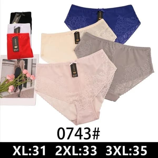 Majtki damskie koronkowe XL/31, 2XL/33, 3XL/35