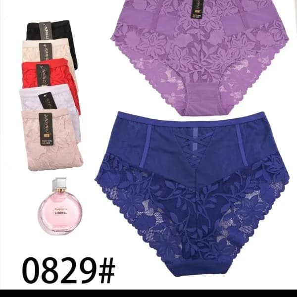 Majtki damskie koronkowe 2XL-33, 3XL-35, 4XL-37 SKU 71025-190