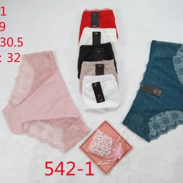 Majtki damskie koronkowe 542-1 XL:30.5 2XL:32