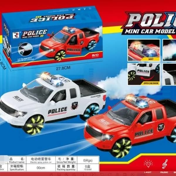 Samochod Police Music Light