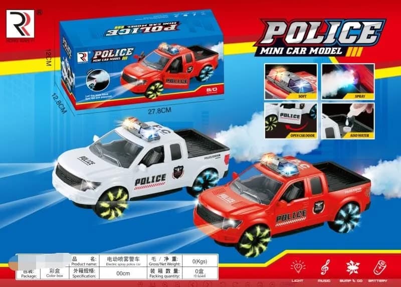 Samochod Police Music Light