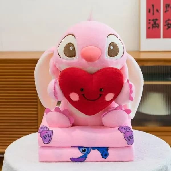 Maskotka Stitch z Kocykiem Różowy SKU 80226-128