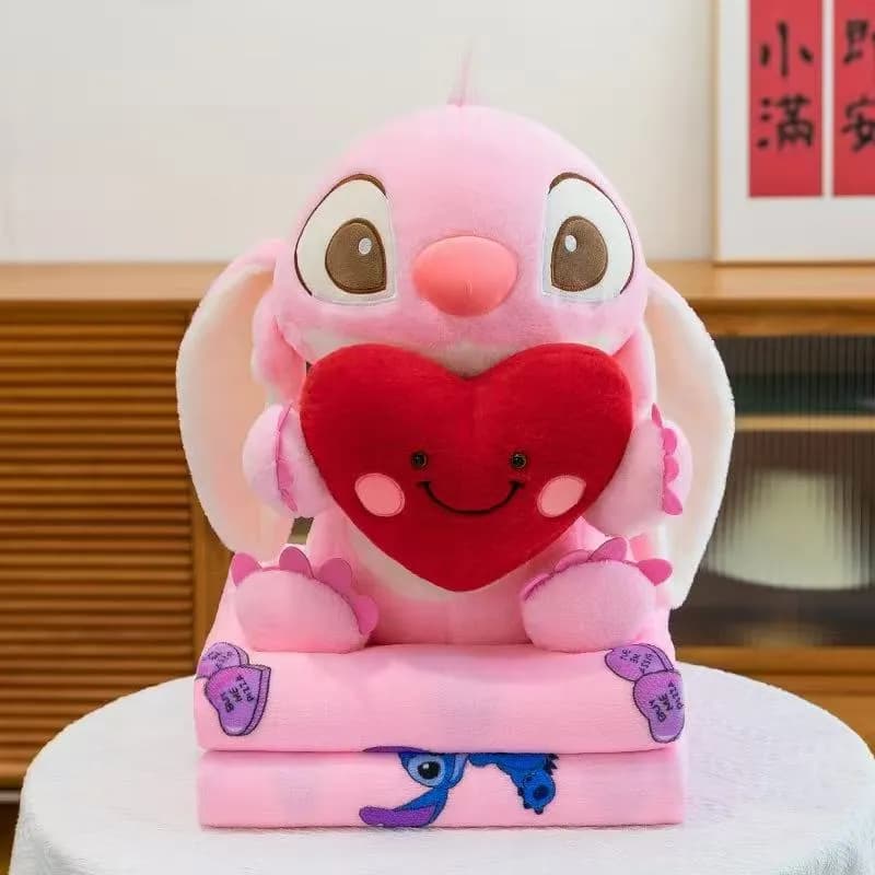 Maskotka Stitch z Kocykiem Różowy SKU 80226-128