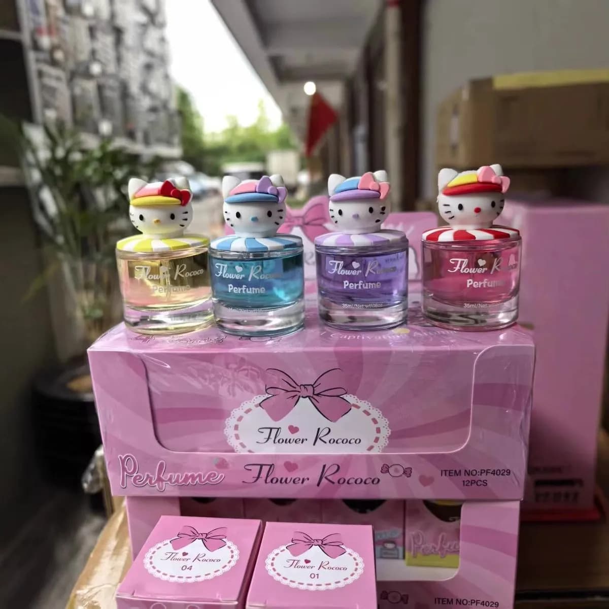 Perfumy Flower Raccoo 35ml zestaw 4 szt