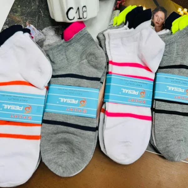 Skarpetki damskie Pexel kolorowe zestaw 48 szt